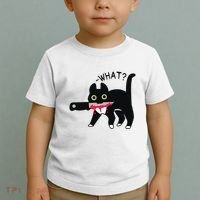 Cat What Murderous Tuxedo Cat With Knife Halloween Costume Toddler T-Shirt thumb 2