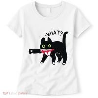 Cat What Murderous Tuxedo Cat With Knife Halloween Costume Women's T-Shirt thumb 0