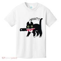 Cat What Murderous Tuxedo Cat With Knife Halloween Costume Kids T-Shirt thumb 0