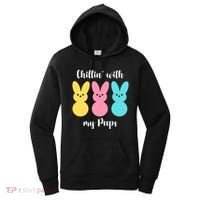 Chillin With My Peeps Easter Bunny Funny Cute Women's Hoodie thumb 0