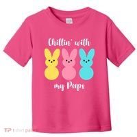 Chillin With My Peeps Easter Bunny Funny Cute Toddler T-Shirt thumb 0