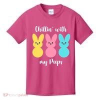 Chillin With My Peeps Easter Bunny Funny Cute Kids T-Shirt thumb 0