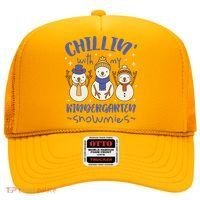 Chillin With My Kindergarten Snowmies Cute Winter Hat thumb 0