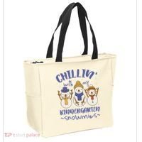 Chillin With My Kindergarten Snowmies Cute Winter Tote Bag thumb 2