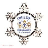 Chillin With My Kindergarten Snowmies Cute Winter Ornament thumb 0