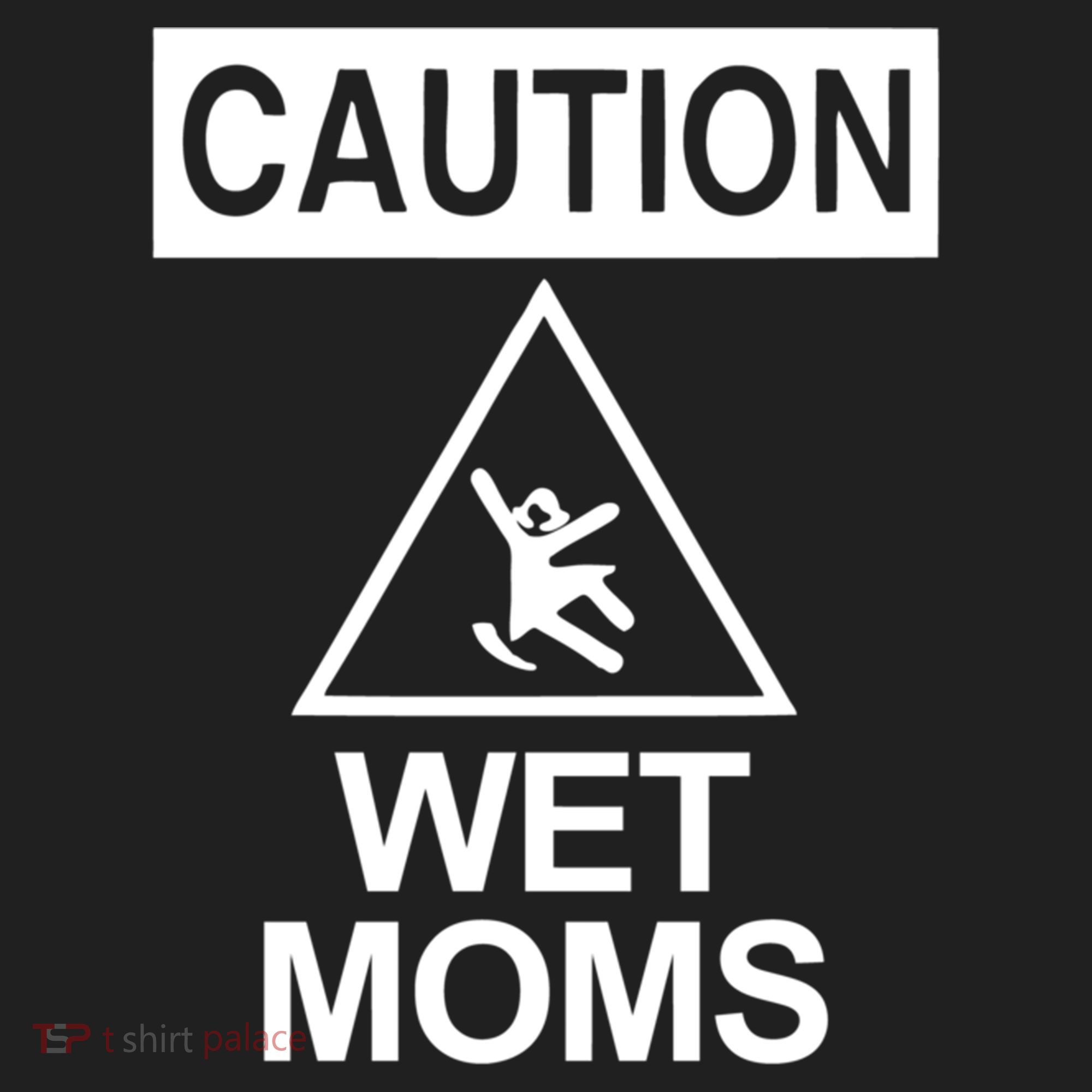 Caution: Wet Moms Funny Gift Funny Saying Sarcastic Cute Cool Novelty Cute Gift Beanie