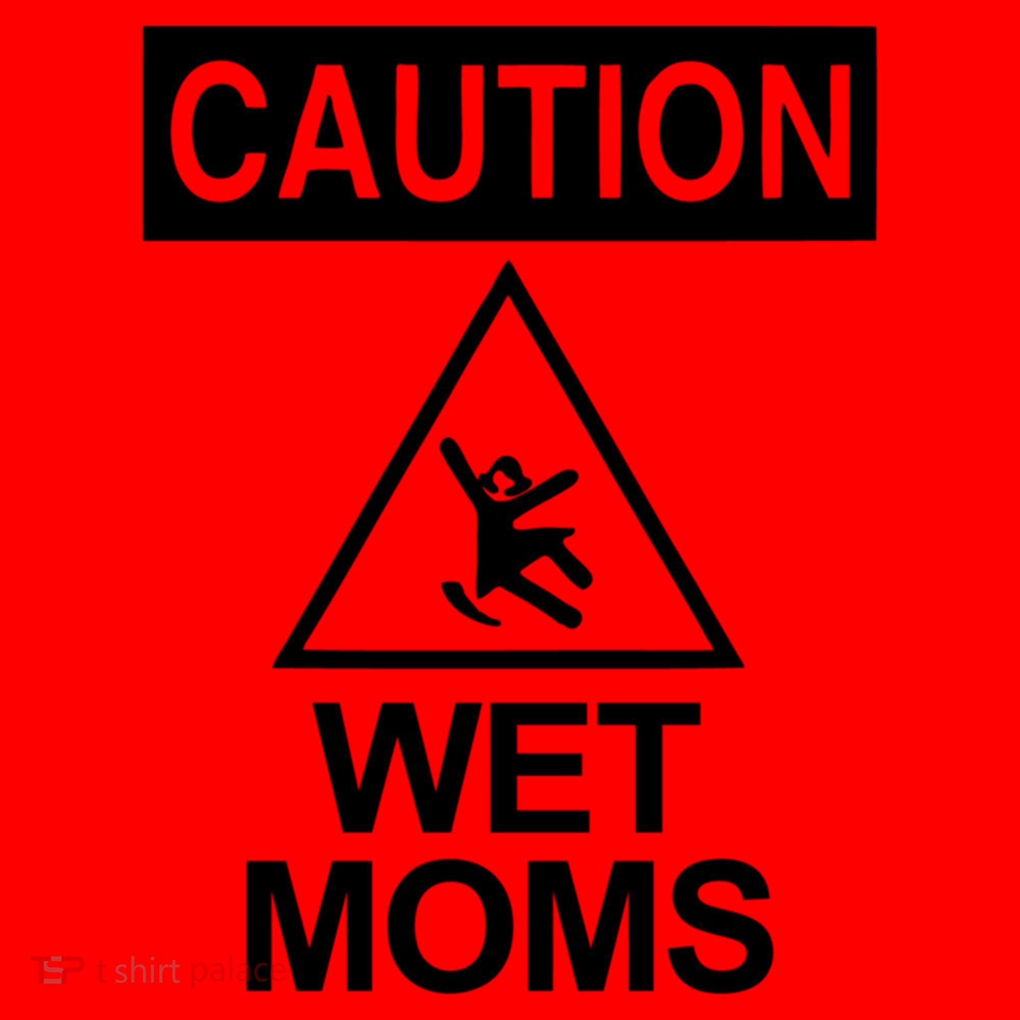 Caution: Wet Moms Funny Gift Funny Saying Sarcastic Cute Cool Novelty Cute Gift Santa Hat