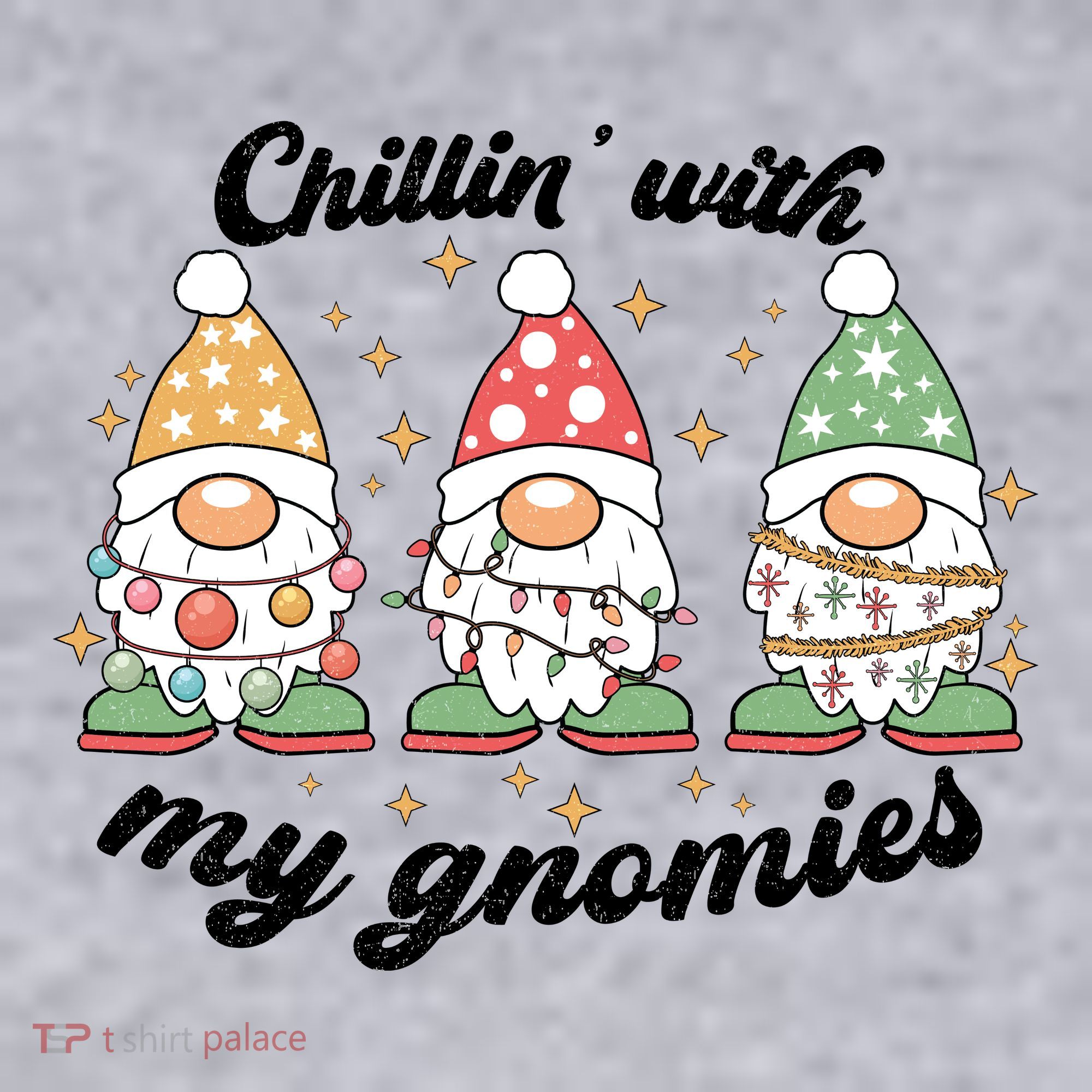 Chillin With My Gnomies Christmas Holiday Women's Sweatshirt