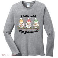 Chillin With My Gnomies Christmas Holiday Women's Long Sleeve Shirt thumb 0