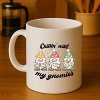 Chillin With My Gnomies Christmas Holiday Coffee Mug thumb 4