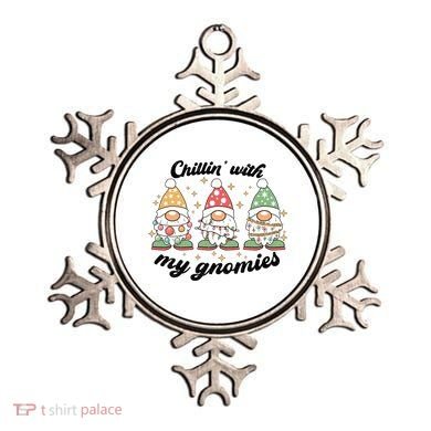 Chillin With My Gnomies Christmas Holiday Ornament