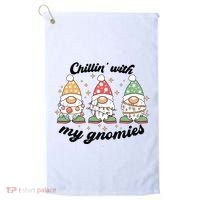 Chillin With My Gnomies Christmas Holiday Golf Towel thumb 0
