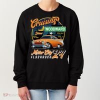 Cruising Woodward Motor City Flashback 2024 Orange Version Women's Sweatshirt thumb 0