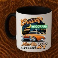 Cruising Woodward Motor City Flashback 2024 Orange Version Coffee Mug thumb 2