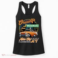 Cruising Woodward Motor City Flashback 2024 Orange Version Women's Tank Top thumb 0