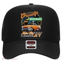 Cruising Woodward Motor City Flashback 2024 Orange Version Hat thumb 0