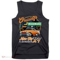 Cruising Woodward Motor City Flashback 2024 Orange Version Tank Top thumb 0