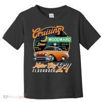 Cruising Woodward Motor City Flashback 2024 Orange Version Toddler T-Shirt thumb 0