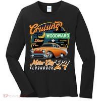 Cruising Woodward Motor City Flashback 2024 Orange Version Women's Long Sleeve Shirt thumb 0