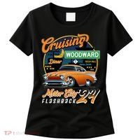 Cruising Woodward Motor City Flashback 2024 Orange Version Women's T-Shirt thumb 0