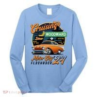 Cruising Woodward Motor City Flashback 2024 Orange Version Long Sleeve Shirt thumb 0
