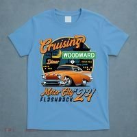 Cruising Woodward Motor City Flashback 2024 Orange Version T-Shirt thumb 4