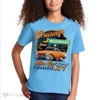 Cruising Woodward Motor City Flashback 2024 Orange Version Kids T-Shirt thumb 2