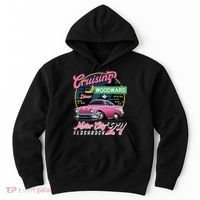 Cruising Woodward Motor City Flashback 2024 Pink Version Hoodie thumb 0