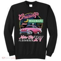 Cruising Woodward Motor City Flashback 2024 Pink Version Sweatshirt thumb 0