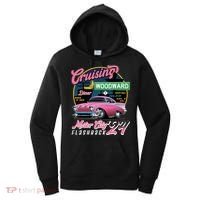 Cruising Woodward Motor City Flashback 2024 Pink Version Women's Hoodie thumb 0