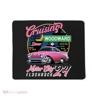 Cruising Woodward Motor City Flashback 2024 Pink Version Mousepad thumb 0