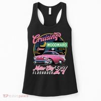 Cruising Woodward Motor City Flashback 2024 Pink Version Women's Tank Top thumb 0