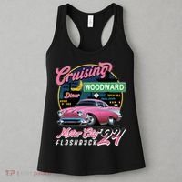 Cruising Woodward Motor City Flashback 2024 Pink Version Women's Tank Top thumb 3