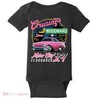 Cruising Woodward Motor City Flashback 2024 Pink Version Baby Bodysuit thumb 0