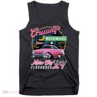 Cruising Woodward Motor City Flashback 2024 Pink Version Tank Top thumb 0