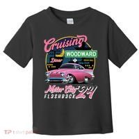 Cruising Woodward Motor City Flashback 2024 Pink Version Toddler T-Shirt thumb 0