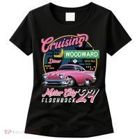 Cruising Woodward Motor City Flashback 2024 Pink Version Women's T-Shirt thumb 0