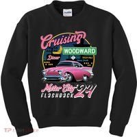 Cruising Woodward Motor City Flashback 2024 Pink Version Kids Sweatshirt thumb 0