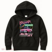 Cruising Woodward Motor City Flashback 2024 Pink Version Kids Hoodie thumb 0