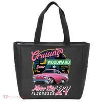 Cruising Woodward Motor City Flashback 2024 Pink Version Tote Bag thumb 0