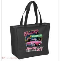 Cruising Woodward Motor City Flashback 2024 Pink Version Tote Bag thumb 2