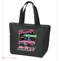 Cruising Woodward Motor City Flashback 2024 Pink Version Tote Bag thumb 3
