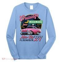 Cruising Woodward Motor City Flashback 2024 Pink Version Long Sleeve Shirt thumb 0
