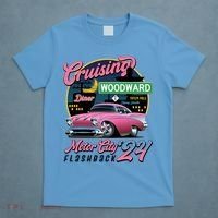 Cruising Woodward Motor City Flashback 2024 Pink Version T-Shirt thumb 4