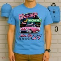 Cruising Woodward Motor City Flashback 2024 Pink Version T-Shirt thumb 5