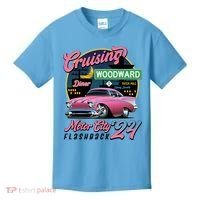 Cruising Woodward Motor City Flashback 2024 Pink Version Kids T-Shirt thumb 0