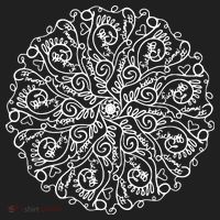 Curse Word Mandala Graphic Women's Sweatshirt thumb 2