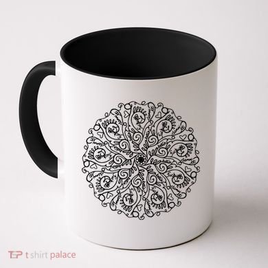 Curse Word Mandala Graphic Coffee Mug