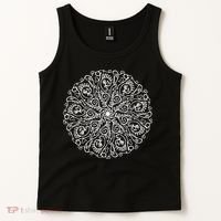 Curse Word Mandala Graphic Tank Top thumb 2