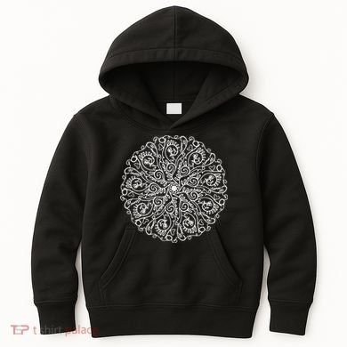 Curse Word Mandala Graphic Kids Hoodie